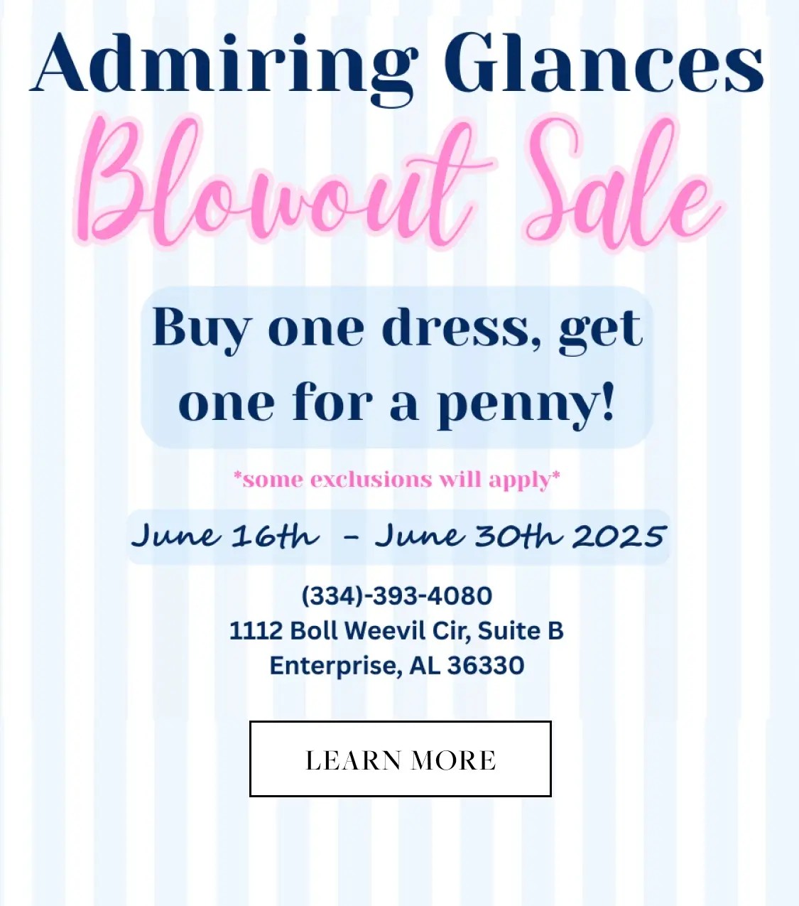 Blowout Sale Mobile Banner