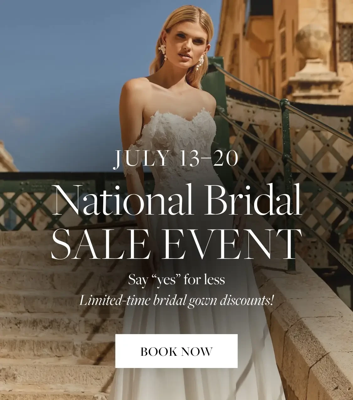 National Bridal Sale Mobile  Banner