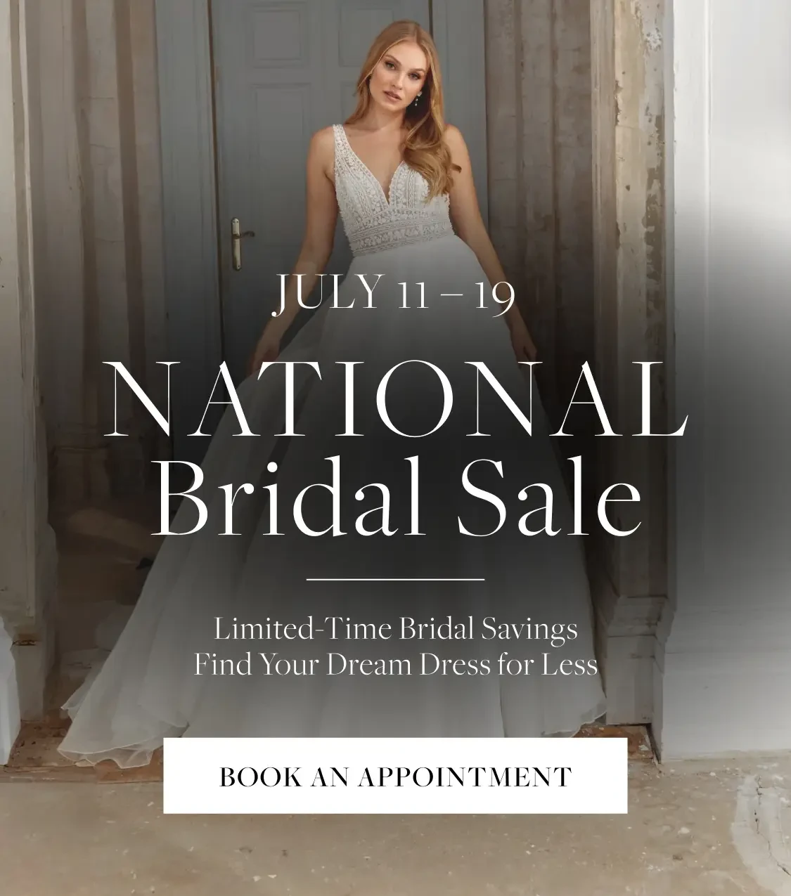 National Bridal Sale Mobile Banner